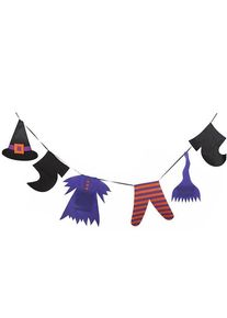 Guirlande de sorcière Halloween 2.4m