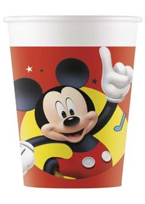 Procos 8 gobelets en papier Happy Mickey Mouse 200 ml