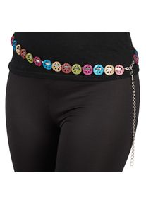 Ceinture bijoux hippie avec signe de paix