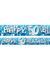 Amscan Bannière pétillante 50e anniversaire 2,7 m