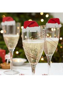Ginger Ray 10 bonnets de Noël pour verres