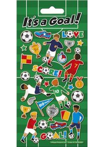 Autocollant match de football 19,5 x 9,5 cm