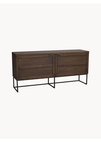 Rowico Home Aparador de roble Everett Marrón An 160 x Al 75 cm
