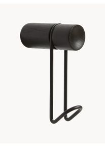 Woud Colgador de madera de roble Around Negro An 3 x Al 12 cm