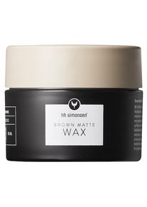 HH Simonsen Haarstyling Brown Matte Clay Wax Haarwax Unisex 90 ml