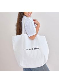 Ginger Ray Sac cabas Team Bride blanc 55cm x 71cm