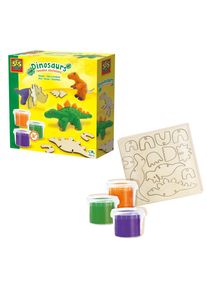 CREATIVE Knete Dinosaurier Holzskelett