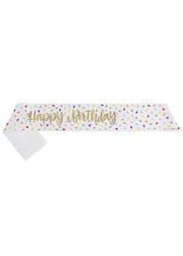 UNIQUE GOLD FOIL HPY BDAY SASH