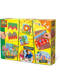 CREATIVE educational toys I learn to cut, lay mosaics and prick
