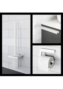 Viverso x add Ensemble d&rsquo;accessoires de salle de bains 3 en 1, VA3000MW+VA2100MW+VA4300MW,