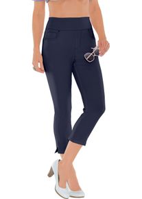 Damska Strečové nohavice, dĺžka po lýtka námornícka modrá veľkosť 46