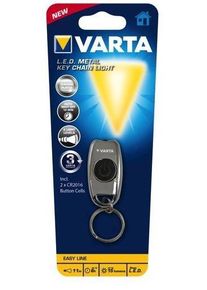 Varta L.E.D. METAL KEY CHAIN LIGHT Cromo Linterna de llavero LED