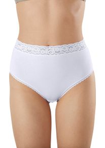 w&auml;schepur Dames Slip met kant op de band wit Maat 44