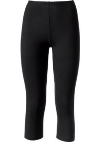 w&auml;schepur Damen Lange Unterhose in 3/4-L&auml;nge schwarz Gr&ouml;&szlig;e 40