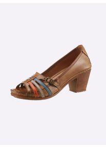 Gemini Damen Pumps in cognac ,Gr&ouml;&szlig;e 36, Witt, 100% Glattleder