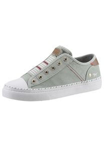 Mustang Shoes , Slip-On Sneaker »Schlupfschuh, Freizeitschuh, «, Slipper, Schlupfschuh, Freizeitschuh mit praktischem Gummizug , hellkhaki , 40 ,...