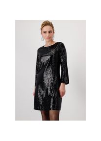 monari , Cocktailkleid mit glänzenden Pailletten , schwarz , N-Gr , 44 -N-Gr , 44 , Festliches Kleid mit Pailletten von monari