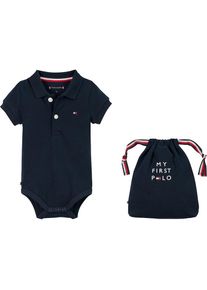 Tommy Hilfiger , Neugeborenen-Geschenkset »POLO BODY GIFTPACK«, mit Polokragen , Dark Night Navy , 74 , Geschenkset von Tommy Hilfiger
