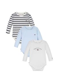 Tommy Hilfiger , Neugeborenen-Geschenkset »ESSENTIAL 3 PACK BODY GIFTPACK«, mit Logo-Stickereien , Desert Sky , 80 , 3-er Pack Body von Tommy Hilfiger