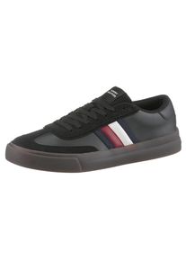 Tommy Hilfiger , Sneaker »TH CUPSET TERRACE«, Freizeitschuh, Halbschuh, Schnürschuh mit seitlichen Streifen , schwarz , 45 , 45 , Trendiger...