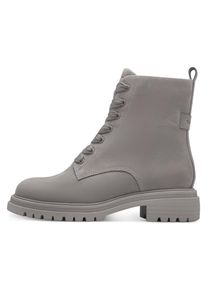 Tamaris , Schnürboots, Blockabsatz, Schnürstiefelette mit Touch It-Ausstattung , hellgrau , 36 , 36 , Zeitlose Stiefelette mit zweckmäßigem...