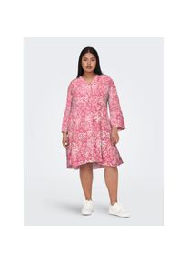 Only CARMAKOMA , Tunikakleid »CARMARRAKESH LIFE 3/4 TUNIC DRESS AOP« Sommerkleid , Cloud Dancer AOP:SIKKA PRINT , N-Gr , 52 -N-Gr , 52 , Kühlendes...