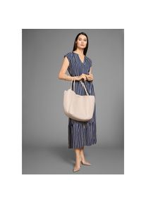 HECHTER PARIS, Damen, Midikleid mit Bindeband, navy-sand-gesteift, N-Gr, 42 -N-Gr, navy-sand-gesteift, Midikleid von HECHTER PARIS