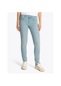 Tommy Jeans , Skinny-fit-Jeans »SOPHIE LW SKN«, mit Logo-Badge, in Knöchellänge , Light Denim , Länge 32 , 29 -Länge 32 , 29 , Figurbetonende...