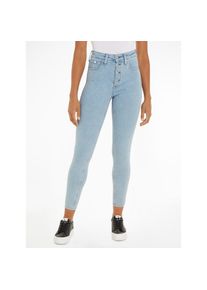 Calvin Klein Jeans , Skinny-fit-Jeans »HIGH RISE SUPER SKINNY ANKLE«, in klassischer 5-Pocket-Form , Denim Light , N-Gr , 32 -N-Gr , 32 , Super...