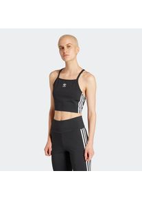 adidas Originals , Tanktop »3 S CROP TOP« , Black , XS , XS , Ein bequemes, stretchiges Crop-Top im lässigen 3-Streifen Style.