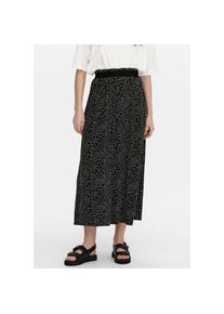 Only , Maxirock »ONLVENEDIG AOP LIFE LONG SKIRT« , black aop:cd , XS (34) , XS (34) , Langer Rock von Only