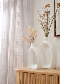 Vazen (set van 2) - wit - maat Onesize - bonprix