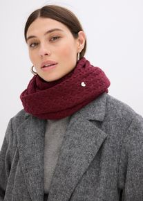 Colsjaal met kasjmier - rood - maat Onesize - bonprix