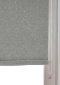 Verduisterend rolgordijn met structuur - grijs - maat 150x45 cm - bonprix
