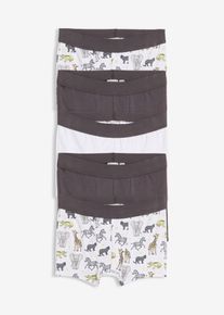 Boxershort met biologisch katoen (set van 5) - wit - maat 92/98 - met katoen - bonprix