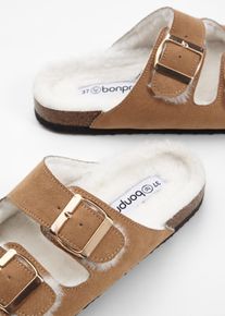 Pantoffels - bruin - maat 42 - bonprix