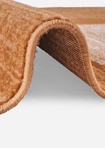 Vloerkleed met grafisch motief - bruin - maat 60x110 cm - bonprix