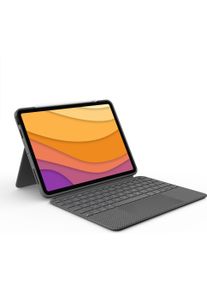 Logitech Combo Touch (FR, iPad Air 2020 (4. Gen), iPad Air 2022 (5. Gen)), Tablet Tastatur, Grau