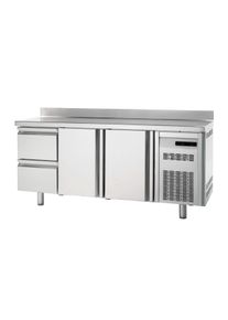 Table congélation Premium 2/2 avec dosseret | Professionnel | HoReCa | CHR
