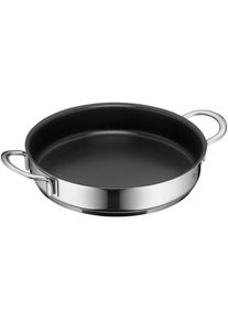 WMF Servierpfanne , Edelstahlfarben , Metall , backofengeeignet, rostfrei, breiter Schüttrand , Kochgeschirr, Pfannen, Bratpfannen