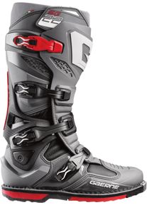 Gaerne SG-22, bottes , couleur: Gris/Noir/Rouge , taille: 48 EU