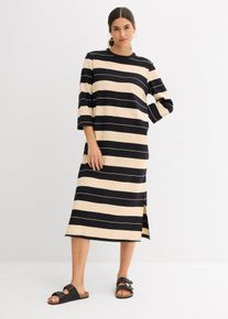 Shirtkleid aus reiner Baumwolle, schwarz, Größe 36/38 (S), 100% Baumwolle, bonprix