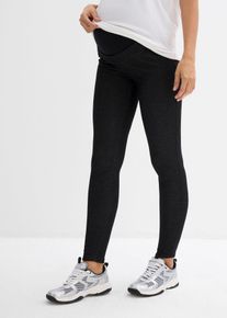 Wärmende Umstands-Leggings, schwarz, Größe 40/42 (M), mit Baumwolle, bonprix