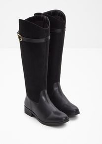 Weitschaftstiefel, schwarz, Größe 37, bonprix