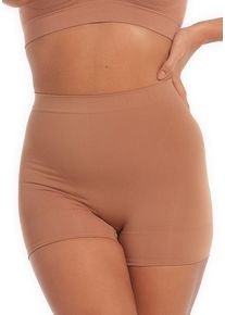 Magic Body Fashion Shapingbroek Booty Booster Short uitneembare inlegpads dames slips maat M bruin