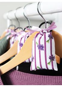 unisex Dufts&auml;ckchen in wei&szlig;-lila ,Gr&ouml;&szlig;e 0, WITT, 100% Sonstiges