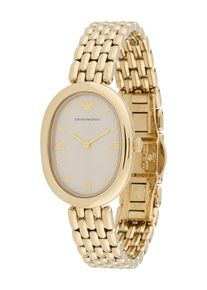 Emporio Armani Dames Analoog horloge lichtbeige / goud One Size