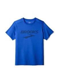 Brooks Herren Distance Short Sleeve 3.0 blau