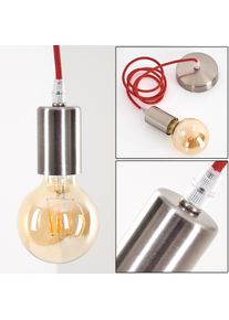 hofstein Cispus H&auml;ngeleuchte Nickel-Matt, 1-flammig