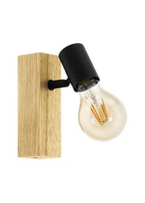 Eglo lights TOWNSHEND wall spotlight brown, black, 1-light source